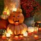 Halloween 24 Pack Orange Tea Light Candles, Battery Operated LED Tealights, Small Pumpkins Lights, Flameless, Electric Fake Tea Candles